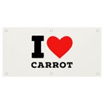 I love carrots  Banner and Sign 6  x 3 