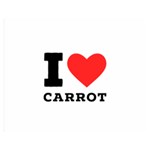 I love carrots  Premium Plush Fleece Blanket (Medium)