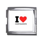 I love cantaloupe  Mega Link Italian Charm (18mm)