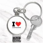 I love cantaloupe  Nail Clippers Key Chain