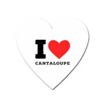 I love cantaloupe  Heart Magnet