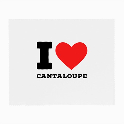 I love cantaloupe  Small Glasses Cloth from ArtsNow.com Front