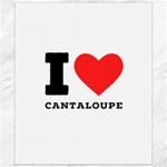 I love cantaloupe  Canvas 8  x 10 