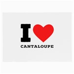 I love cantaloupe  Large Glasses Cloth