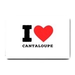 I love cantaloupe  Small Doormat