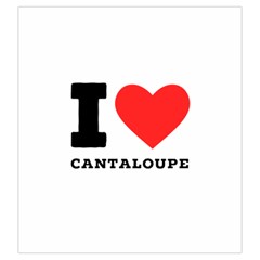 I love cantaloupe  Drawstring Pouch (Large) from ArtsNow.com Front