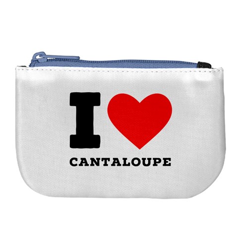 I love cantaloupe  Large Coin Purse from ArtsNow.com Front