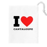 I love cantaloupe  Drawstring Pouch (4XL)