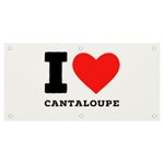 I love cantaloupe  Banner and Sign 6  x 3 