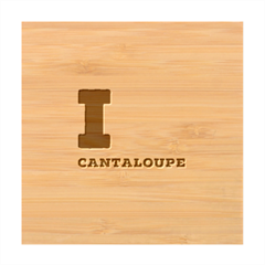 I love cantaloupe  Bamboo Coaster Set from ArtsNow.com Coaster 3