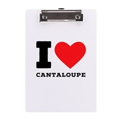 I love cantaloupe  A5 Acrylic Clipboard from ArtsNow.com Front