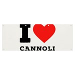 I love cannoli  Banner and Sign 8  x 3 
