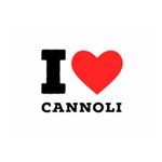 I love cannoli  Premium Plush Fleece Blanket (Extra Small)