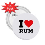 I love rum 2.25  Buttons (10 pack) 