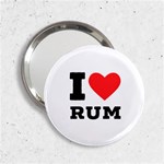 I love rum 2.25  Handbag Mirrors