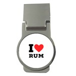 I love rum Money Clips (Round) 