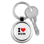 I love rum Key Chain (Round)