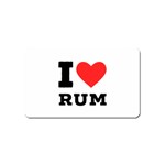 I love rum Magnet (Name Card)