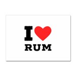 I love rum Sticker A4 (100 pack)