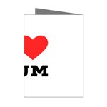 I love rum Mini Greeting Cards (Pkg of 8)