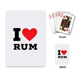 I love rum Playing Cards Single Design (Rectangle)