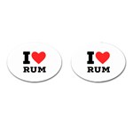 I love rum Cufflinks (Oval)