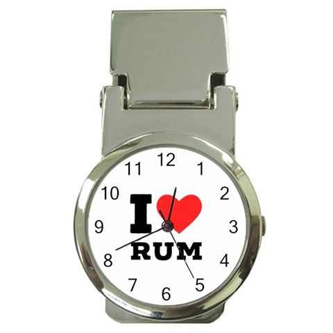 I love rum Money Clip Watches from ArtsNow.com Front