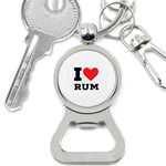 I love rum Bottle Opener Key Chain