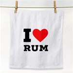 I love rum Face Towel