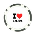 I love rum Poker Chip Card Guard (10 pack)