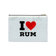 I love rum Cosmetic Bag (Medium) from ArtsNow.com Back