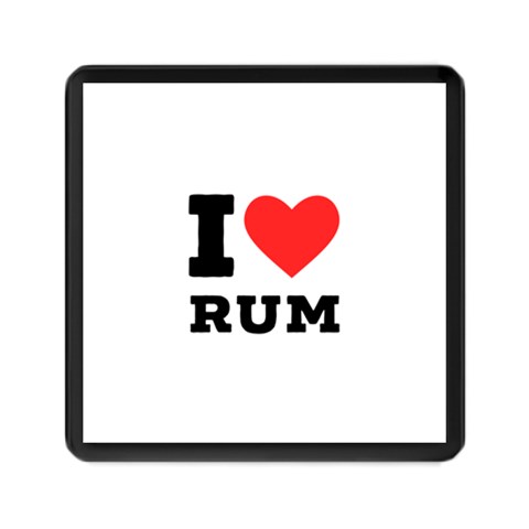 I love rum Memory Card Reader (Square) from ArtsNow.com Front