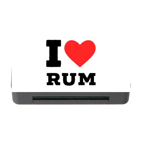 I love rum Memory Card Reader with CF from ArtsNow.com Front