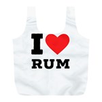 I love rum Full Print Recycle Bag (L)