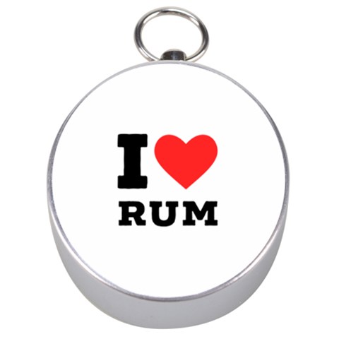 I love rum Silver Compasses from ArtsNow.com Front