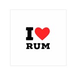 I love rum Square Satin Scarf (30  x 30 )