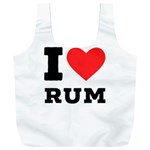 I love rum Full Print Recycle Bag (XXL)