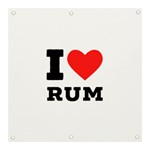 I love rum Banner and Sign 3  x 3 