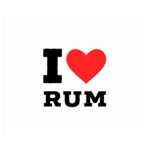 I love rum Premium Plush Fleece Blanket (Medium)