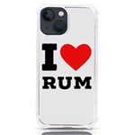 I love rum iPhone 13 mini TPU UV Print Case