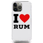 I love rum iPhone 13 Pro Max TPU UV Print Case