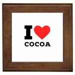 I love cocoa Framed Tile