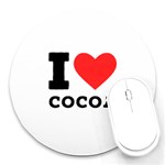 I love cocoa Round Mousepad