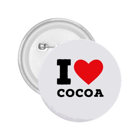 I love cocoa 2.25  Buttons from ArtsNow.com Front