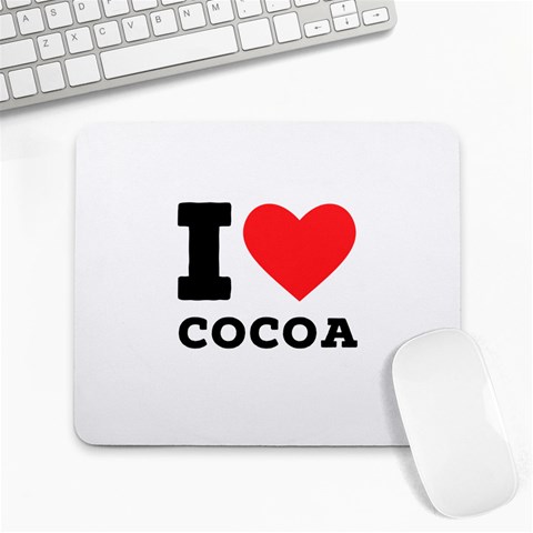 I love cocoa Large Mousepad from ArtsNow.com Front