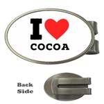 I love cocoa Money Clips (Oval) 