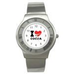 I love cocoa Stainless Steel Watch