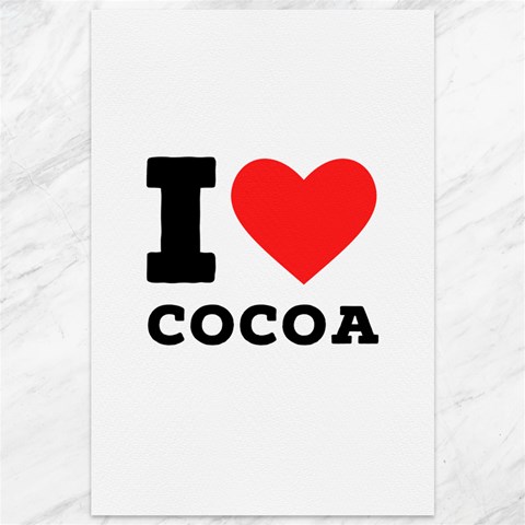 I love cocoa Canvas 12  x 18  from ArtsNow.com 11.88 x17.36  Canvas - 1