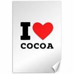 I love cocoa Canvas 20  x 30 