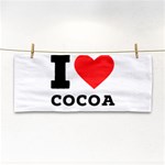 I love cocoa Hand Towel